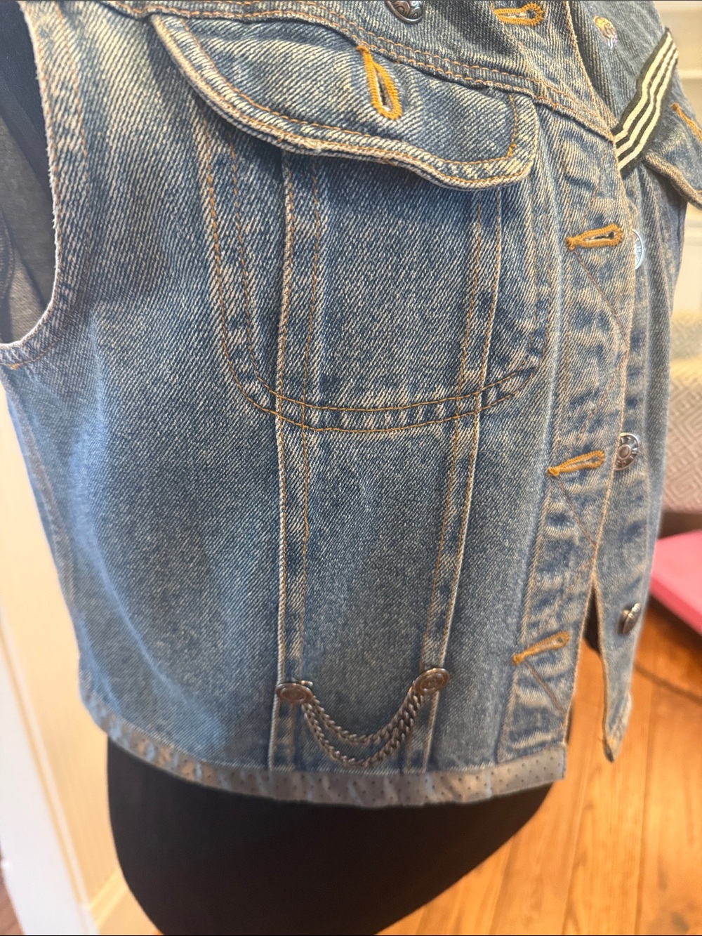 Vintage The Limited denim vest - Picture 5 of 8